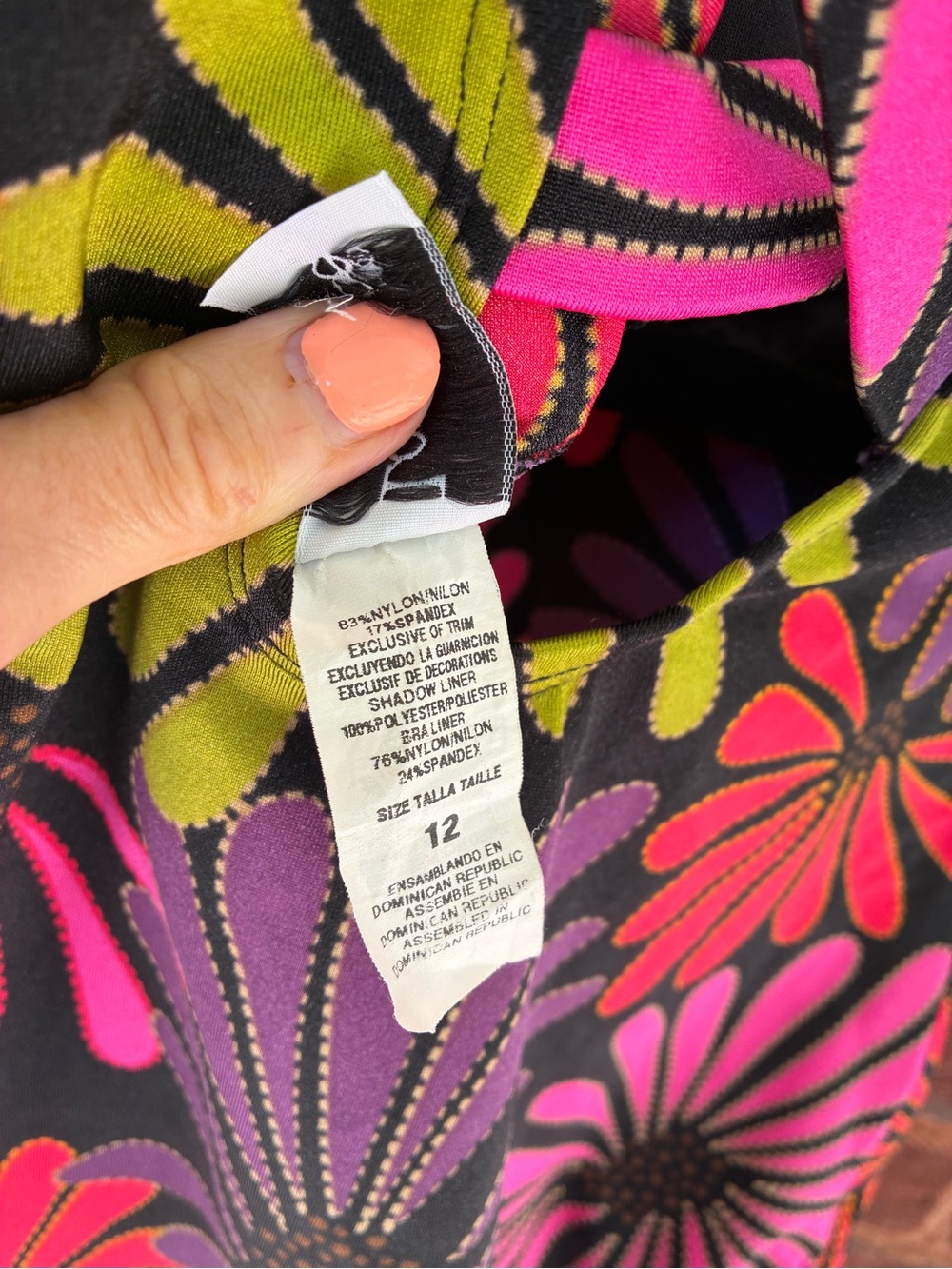 Longitude Vibrant Floral One-Piece Swimsuit - Picture 6 of 6
